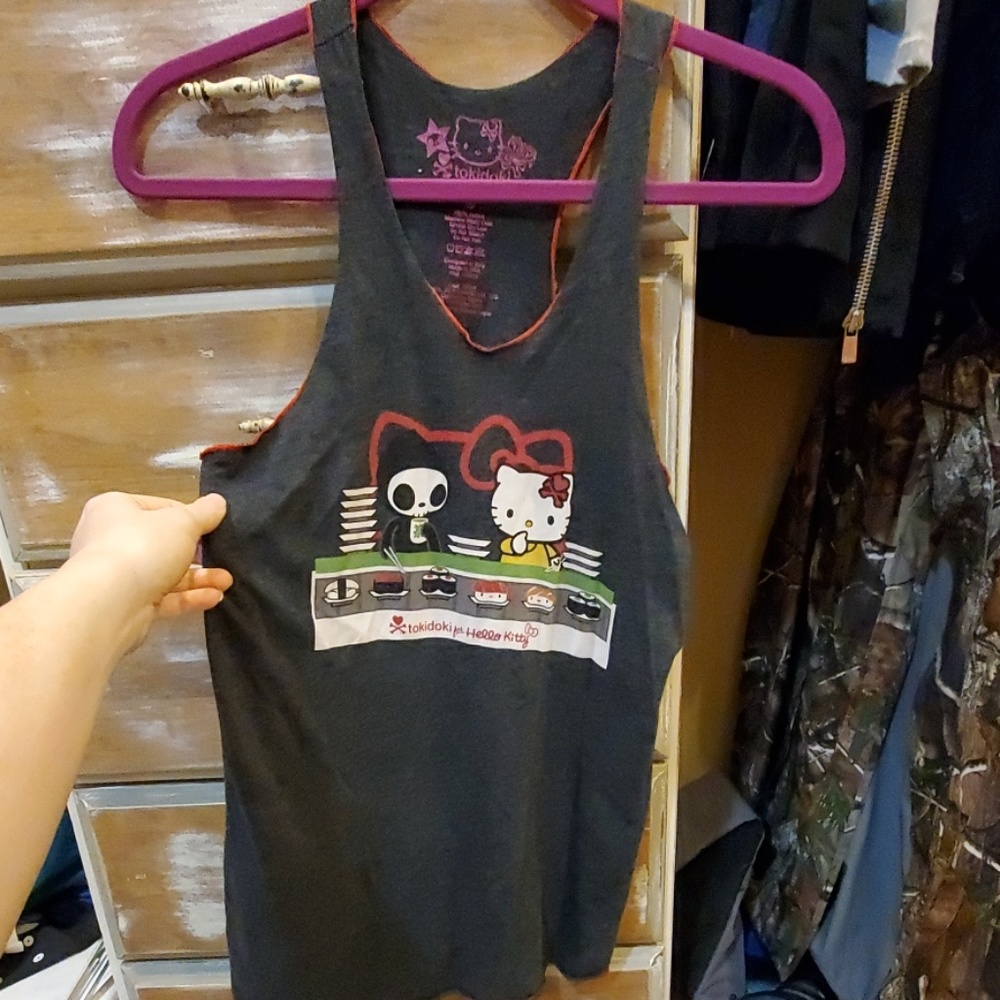 Hello Kitty Tokidoki racerback